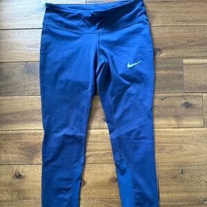 Nike Pro Blue Running Leggings size S